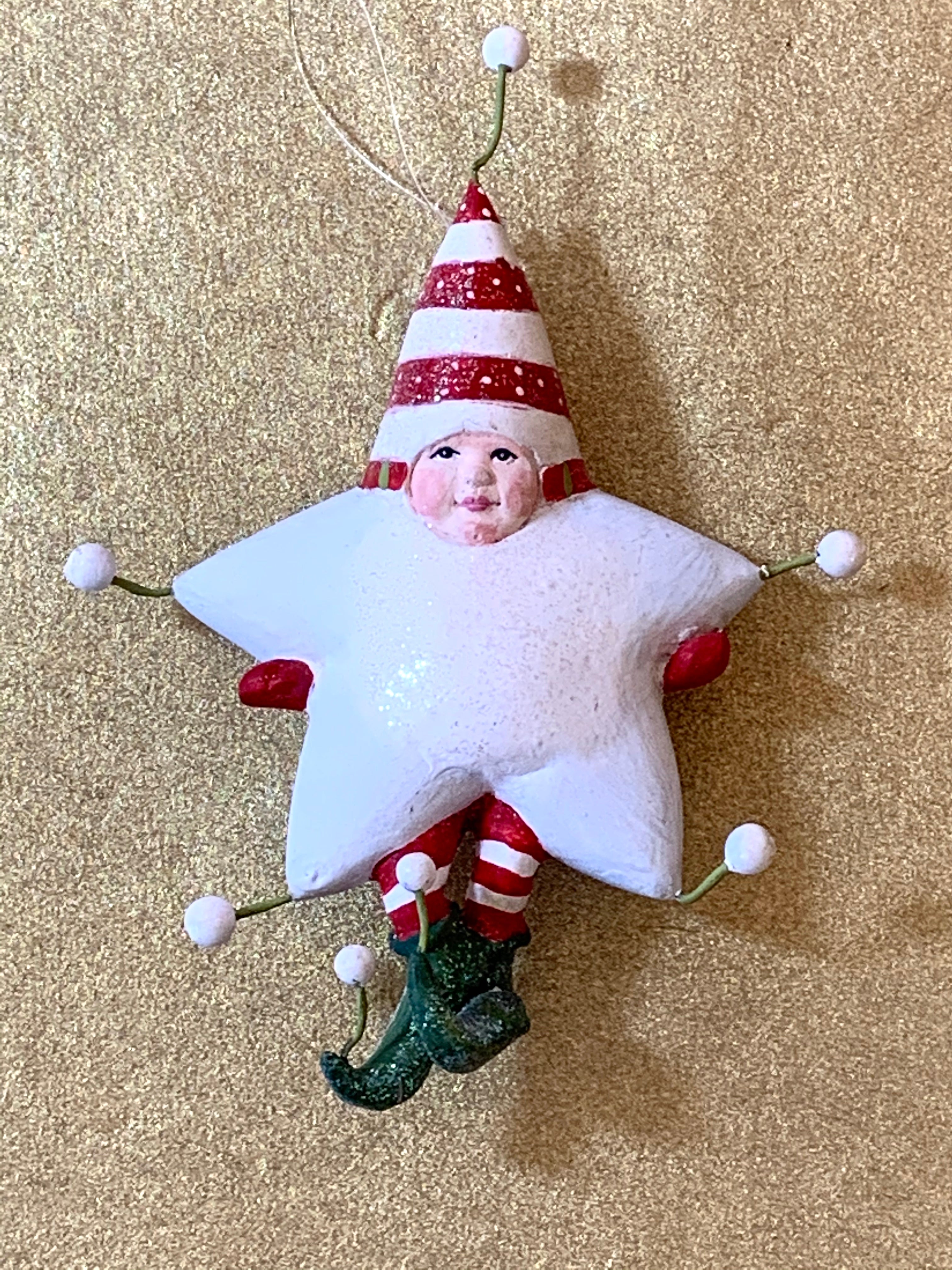 Baby Star Holiday Elf Ornament