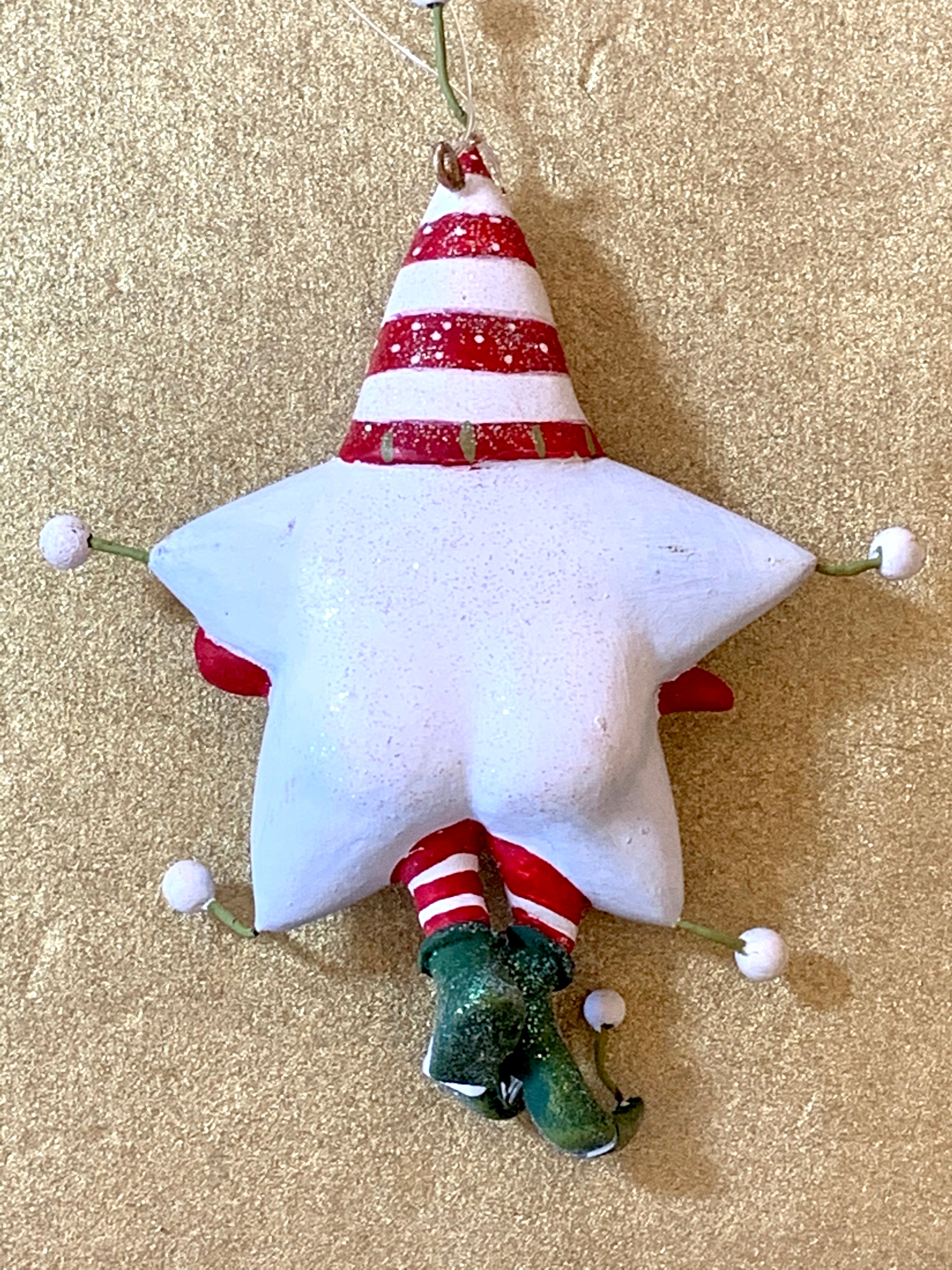 Baby Star Holiday Elf Ornament