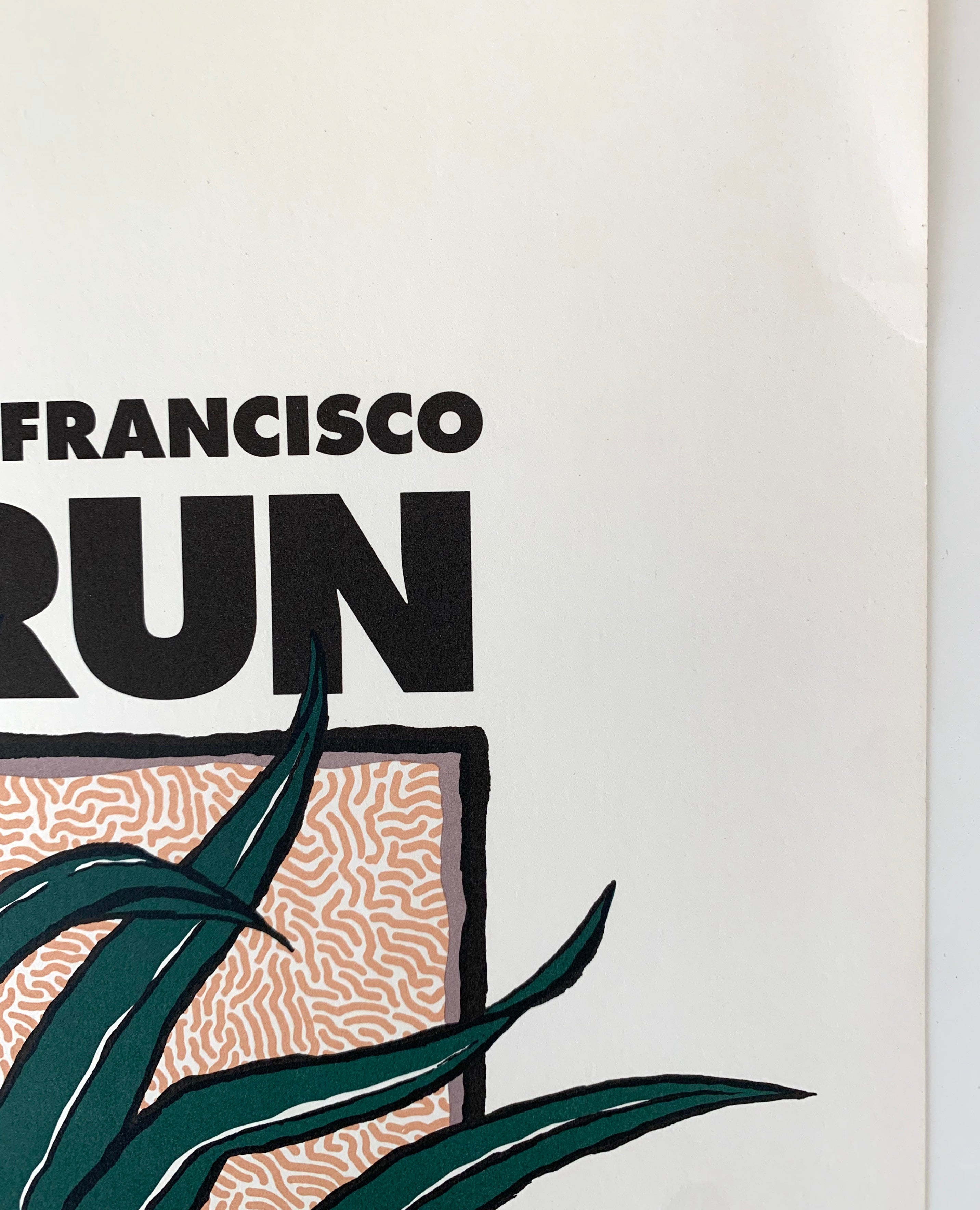 Vintage Poster Art "18th Annual San Francisco Zoo Run, January 23, 1994."