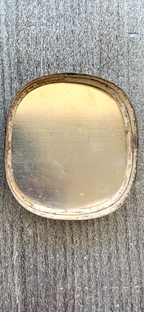 Chinese Porcelain Shard & Metal Trinket Box