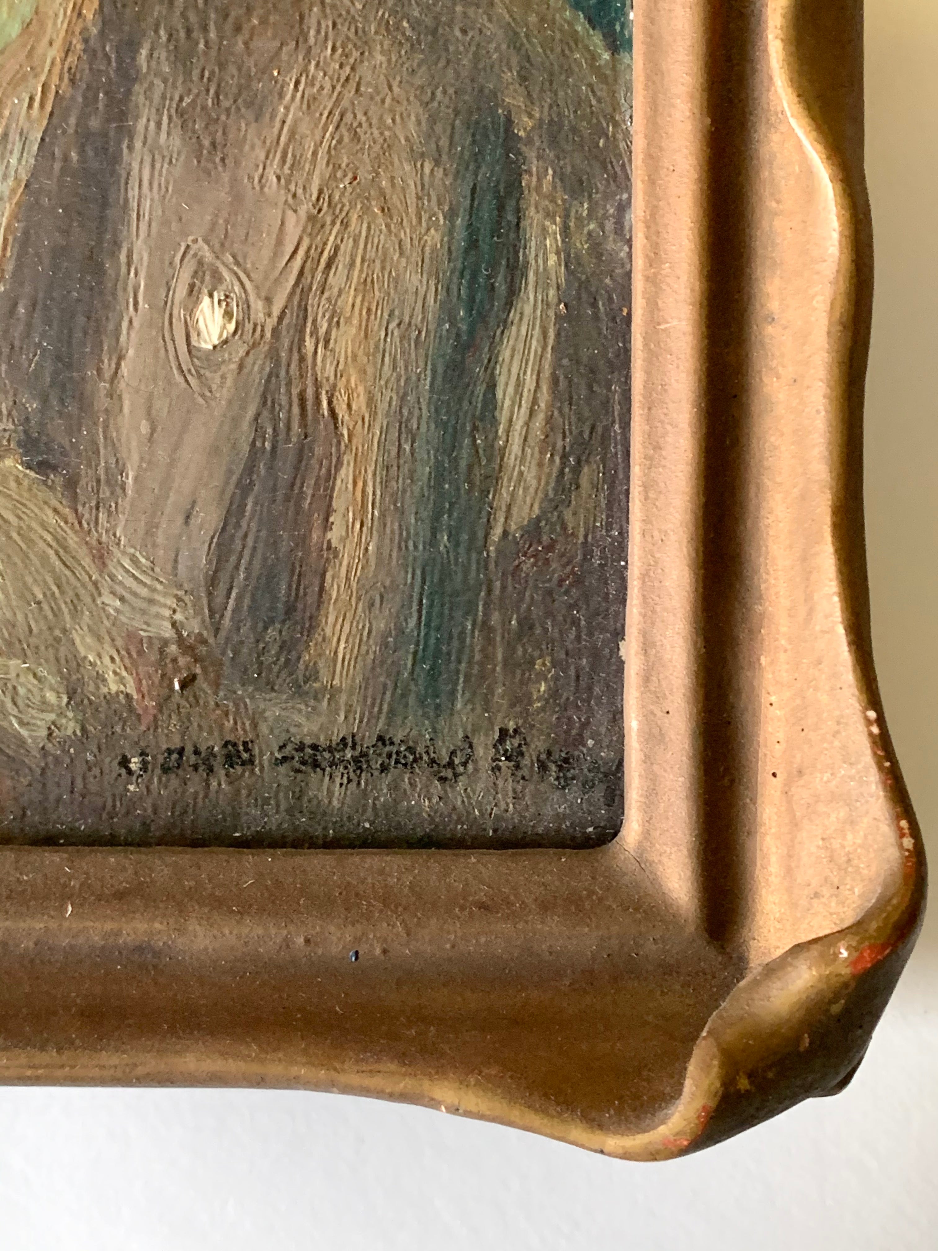 John Hubbard Rich (American Artist, 1876-1954), "Old Uncle" Oil Painting