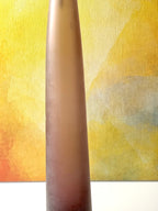 Laura de Santillana Bambu Series Plum Purple Glass Vase for Arcade Murano, Italy