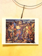 Artist Arthur C. Rayford Signed Greeting Card "Dancing" African American Couple