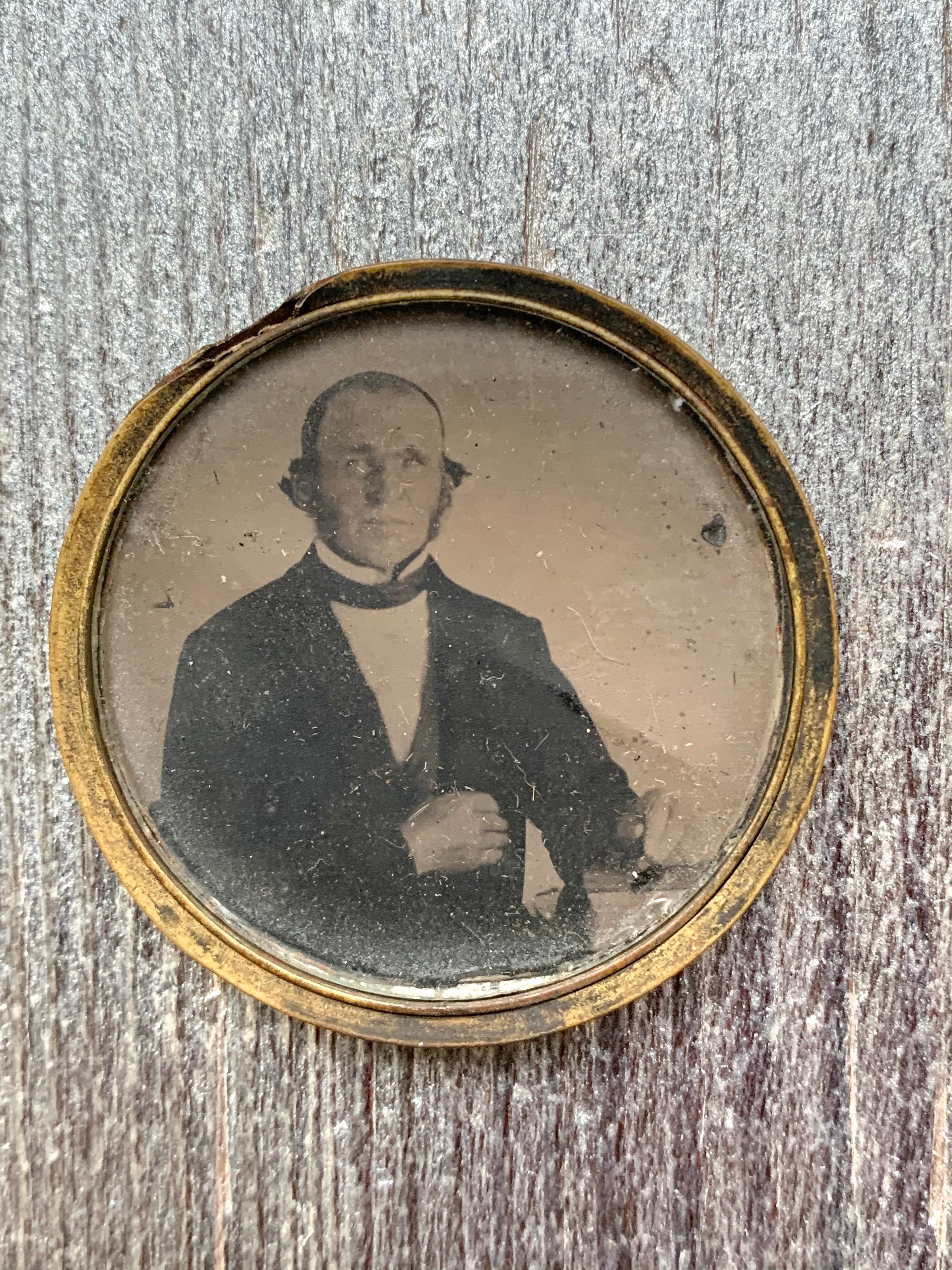 Ambrotype Collectible Antique Photograph Male Portrait