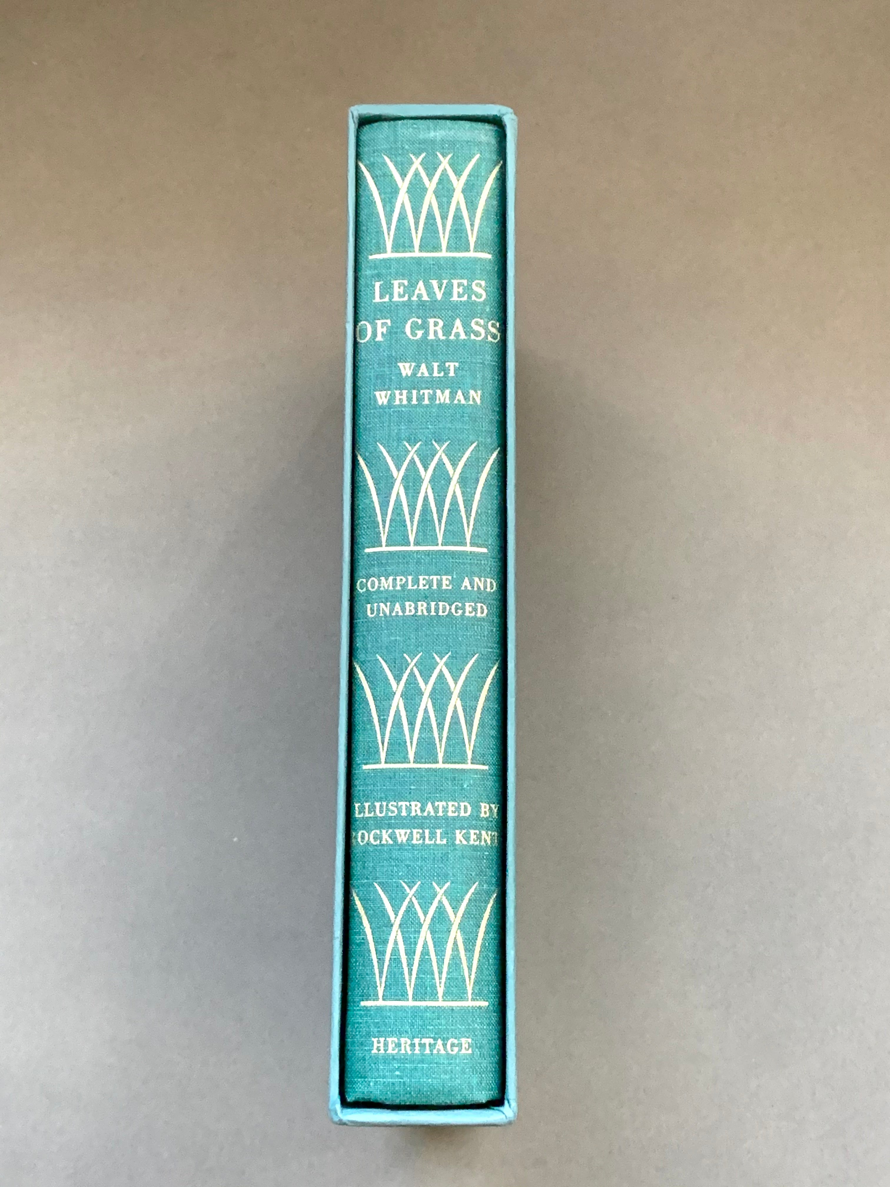 "Leaves of Grass" by Walt Whitman; Complete & Unabridged Heritage Press Avon, Connecticut
