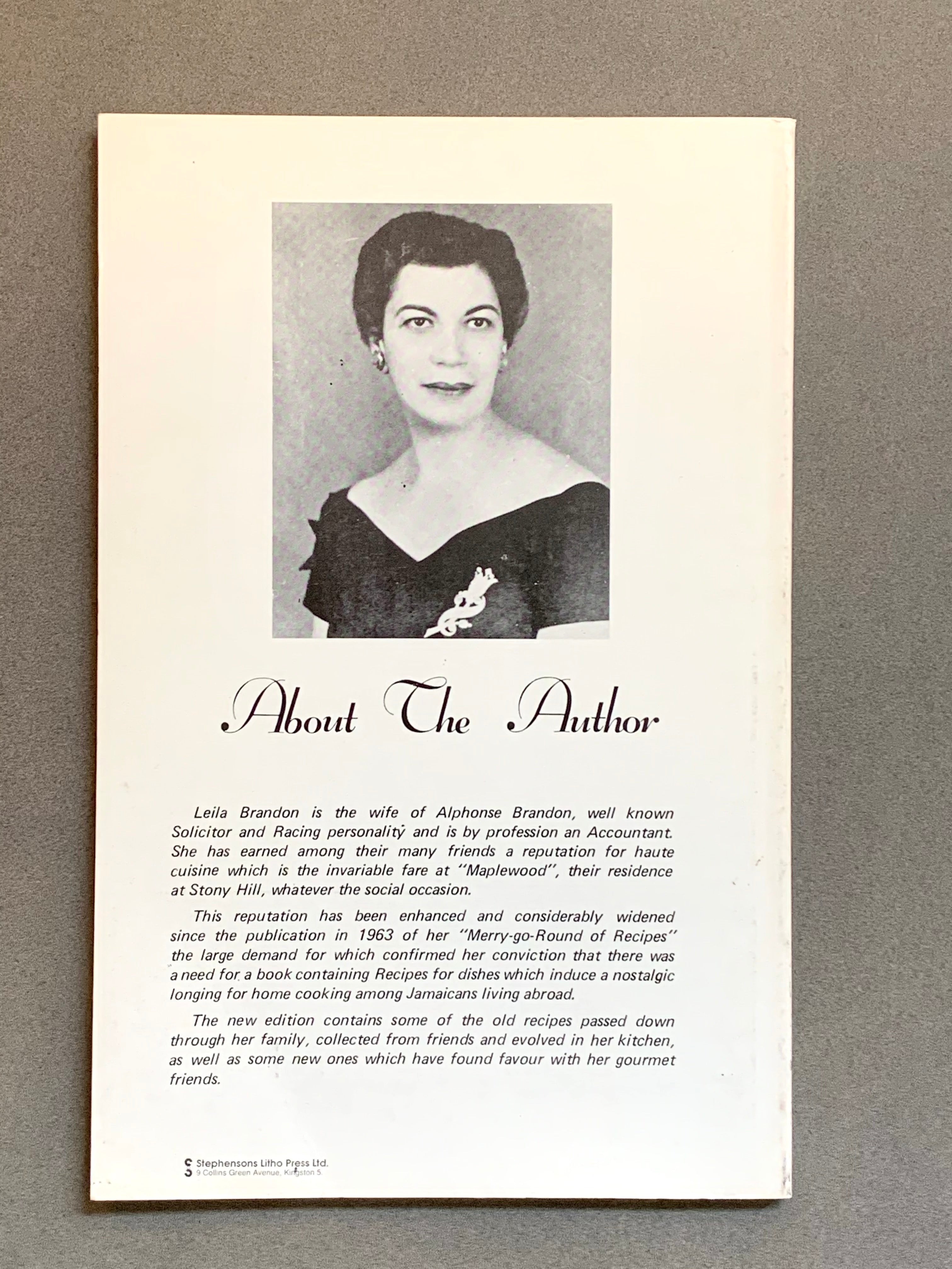 A Merry Go Round of Recipes From Jamaica by Leila Brandon | Caribbean Cooking