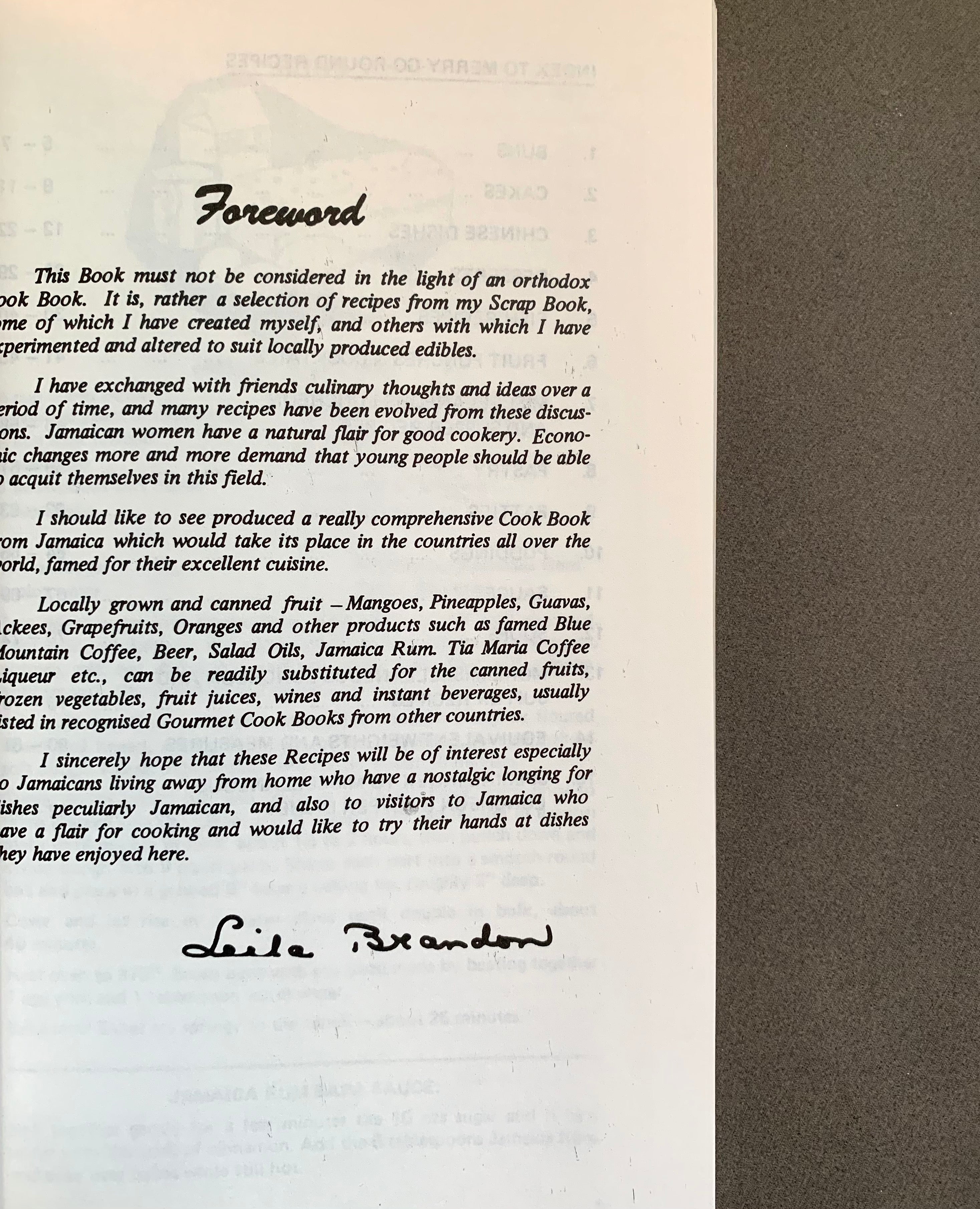 A Merry Go Round of Recipes From Jamaica by Leila Brandon | Caribbean Cooking