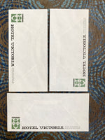 Load image into Gallery viewer, Hotel Victoria (España) Vintage Retro Stationary Envelopes Palma De Mallorca España Por Avion (Set of 3) Legal Size 4 1/4 x 9 Inches
