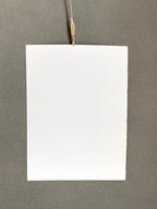 Black and White Photograph of Man w/ Vintage Classic Car; Fina Station Sign