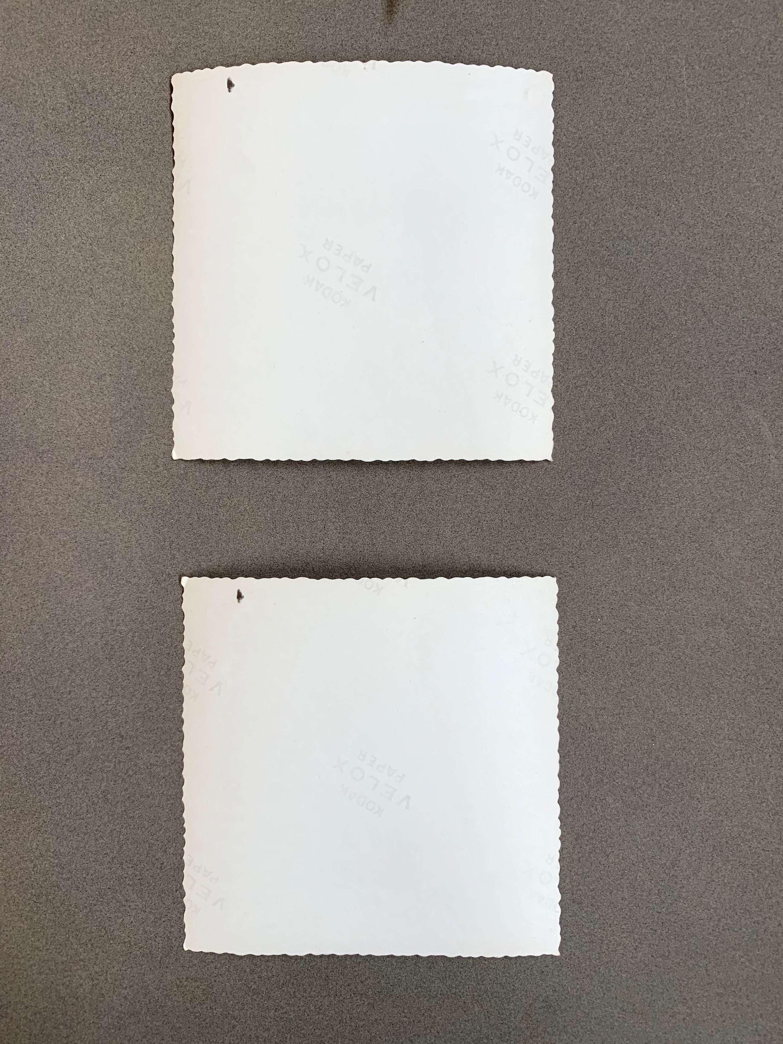 Two Vintage Black & White Photographs September 1956; Woman and Television