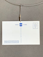 Retro Vintage Postcard, "United Airlines" Ephemera Flight Attendant DC-6 Mainliner Aircraft