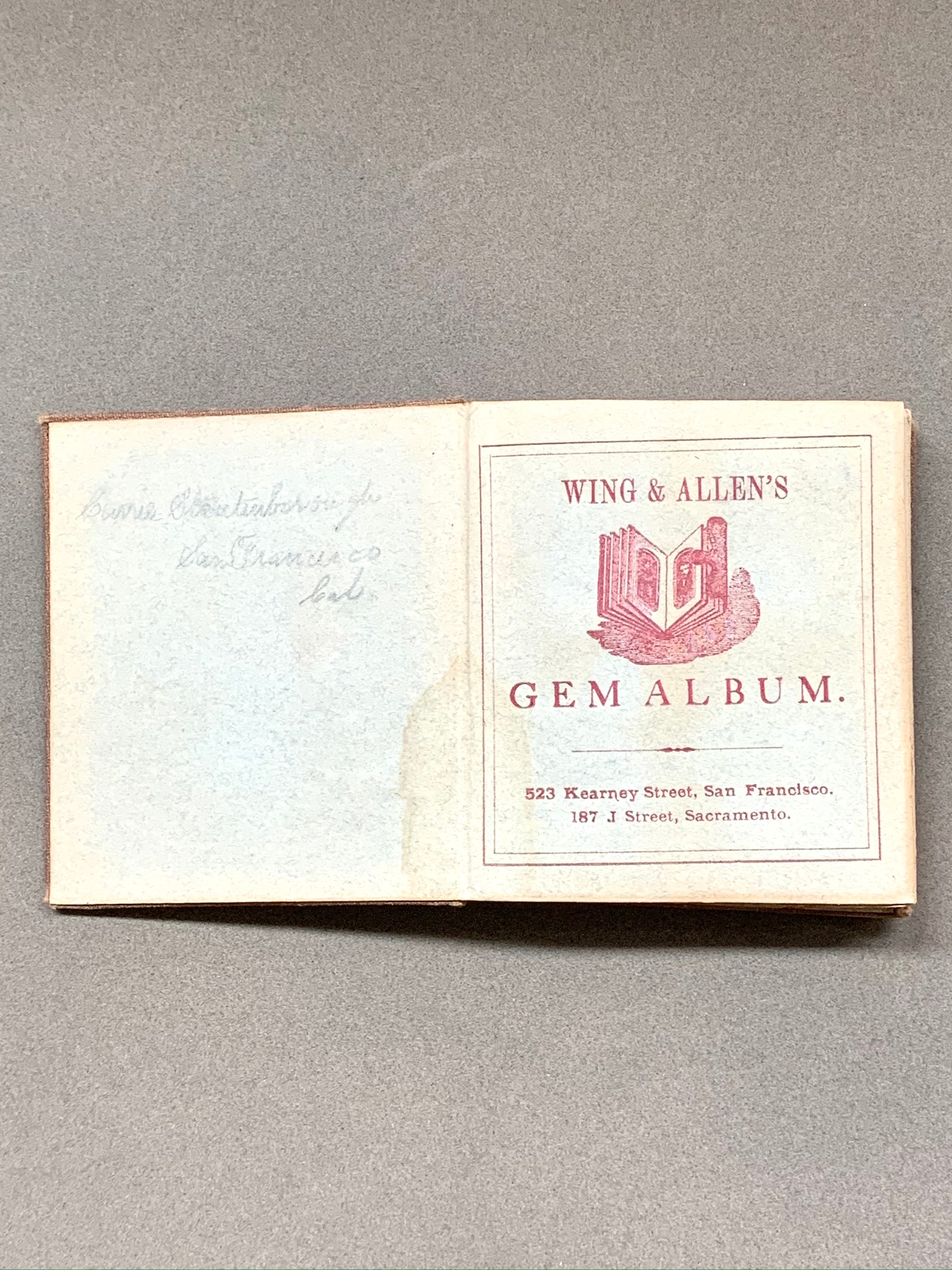 Simon & Wing Gem Album (45 Tintypes) Vintage Photography Collectible