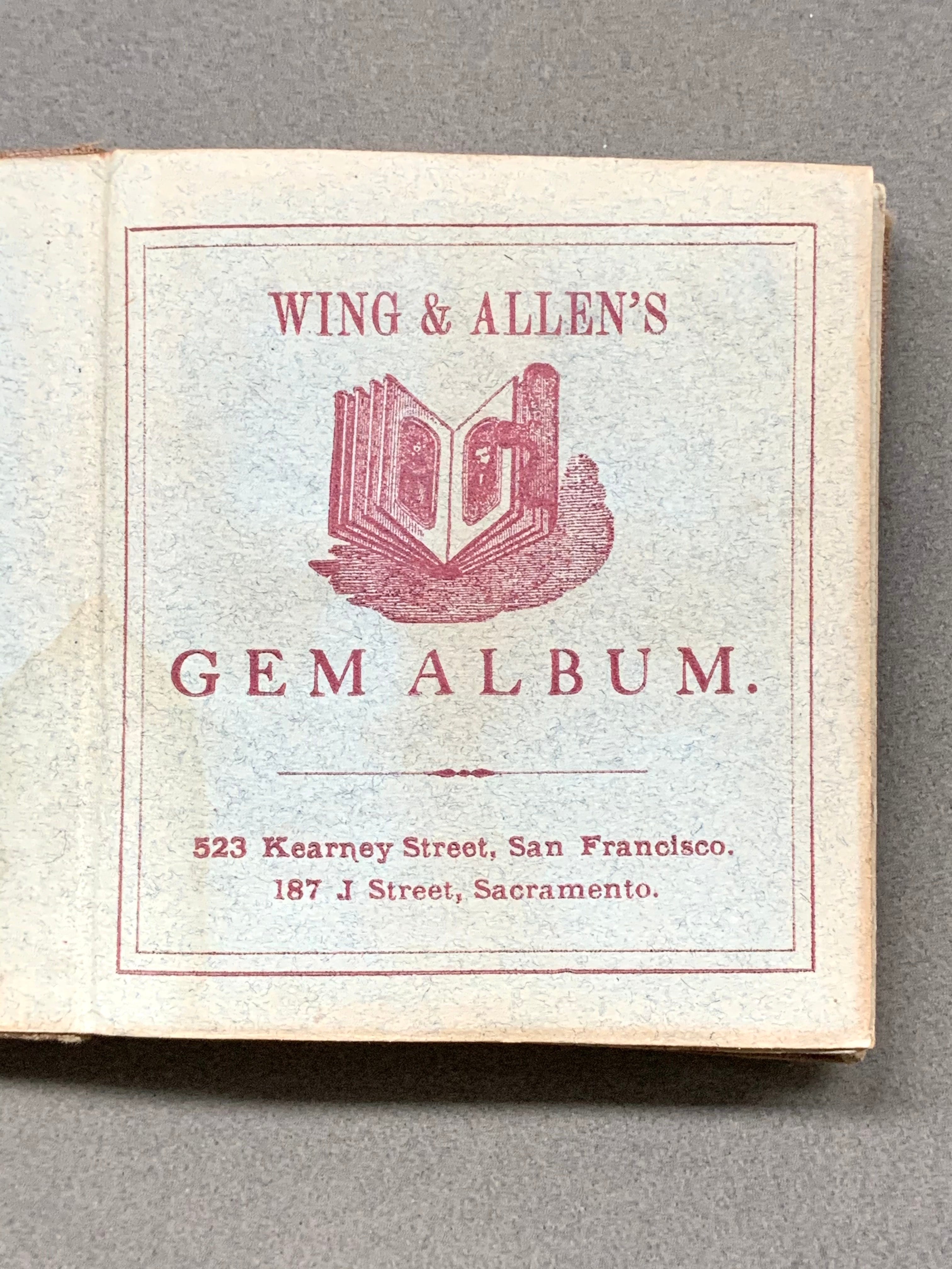 Simon & Wing Gem Album (45 Tintypes) Vintage Photography Collectible