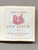 Load image into Gallery viewer, Simon &amp; Wing Gem Album (45 Tintypes) Vintage Photography Collectible
