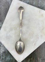 Load image into Gallery viewer, Gorham Sterling Silver Demitasse Spoon w/ Colored Enamel Flower Handle Vintage Flatware, Collectible
