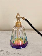 Vintage Marcel Franck Iridescent Atomizer Perfume Bottle, Made in France