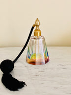 Vintage Marcel Franck Iridescent Atomizer Perfume Bottle, Made in France