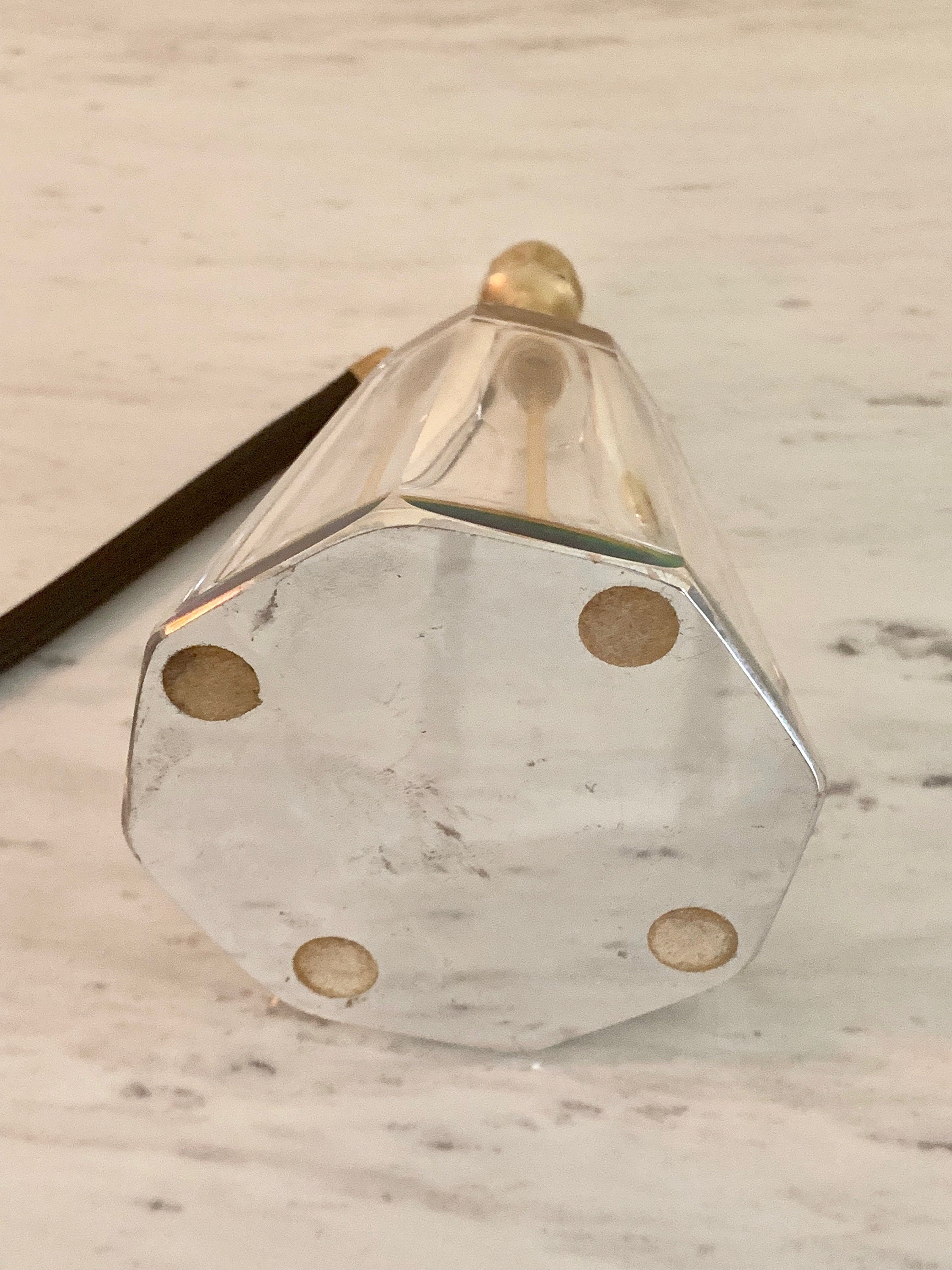 Vintage Marcel Franck Iridescent Atomizer Perfume Bottle, Made in France