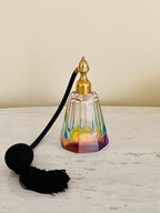 Vintage Marcel Franck Iridescent Atomizer Perfume Bottle, Made in France
