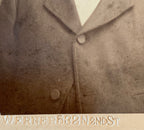 Vintage Photograph Cabinet Card "Portrait of Young Man; Early 1900's