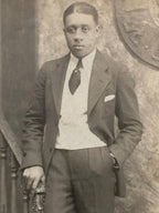 Vintage Postcard African American Man in Suit & Tie