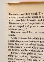 Toni Morrison, Sula (First Edition) 1974