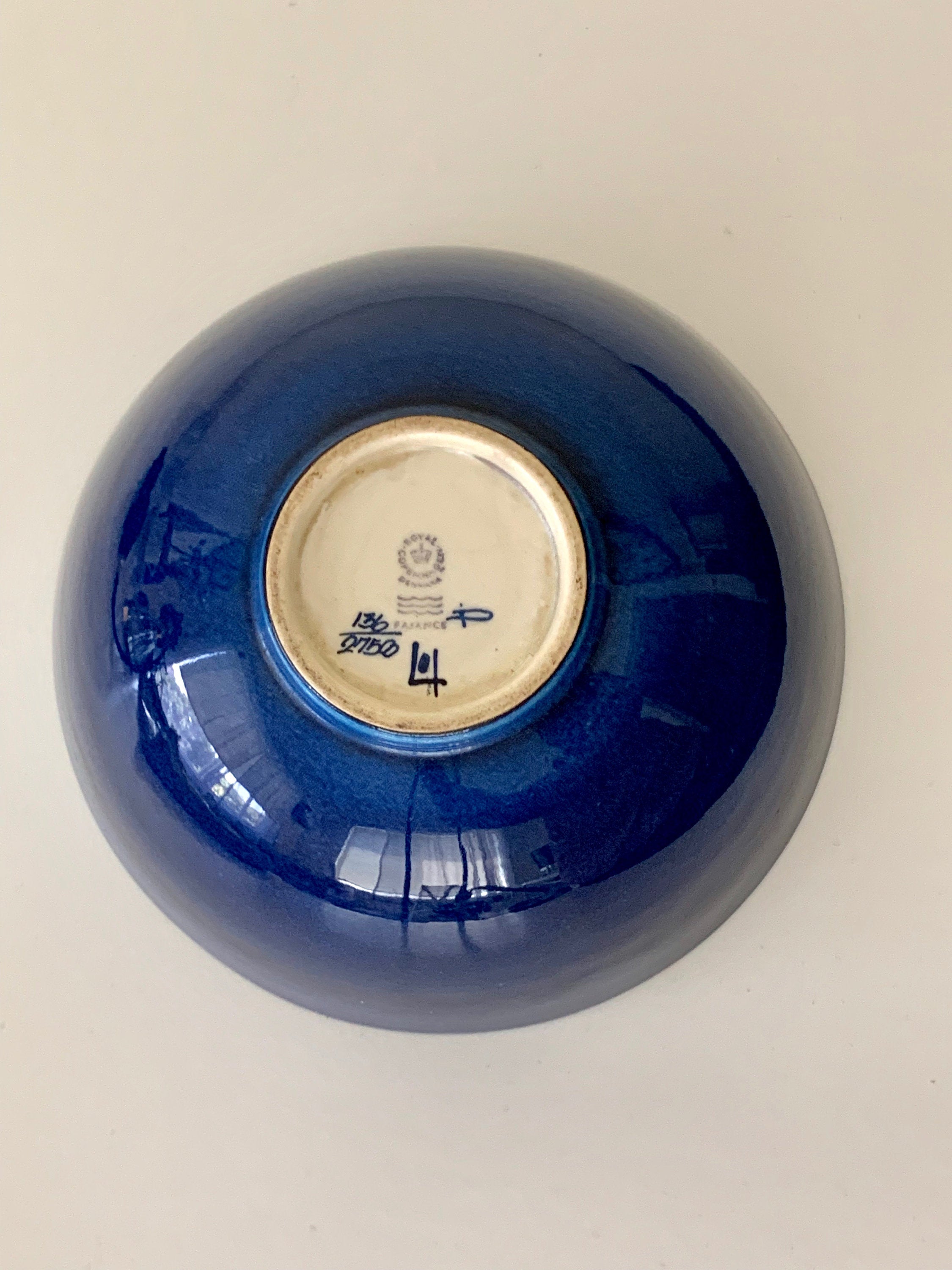 Royal Copenhagen Denmark Mid Century Modern Bowl Danish Design Inge-Lise Koefoed