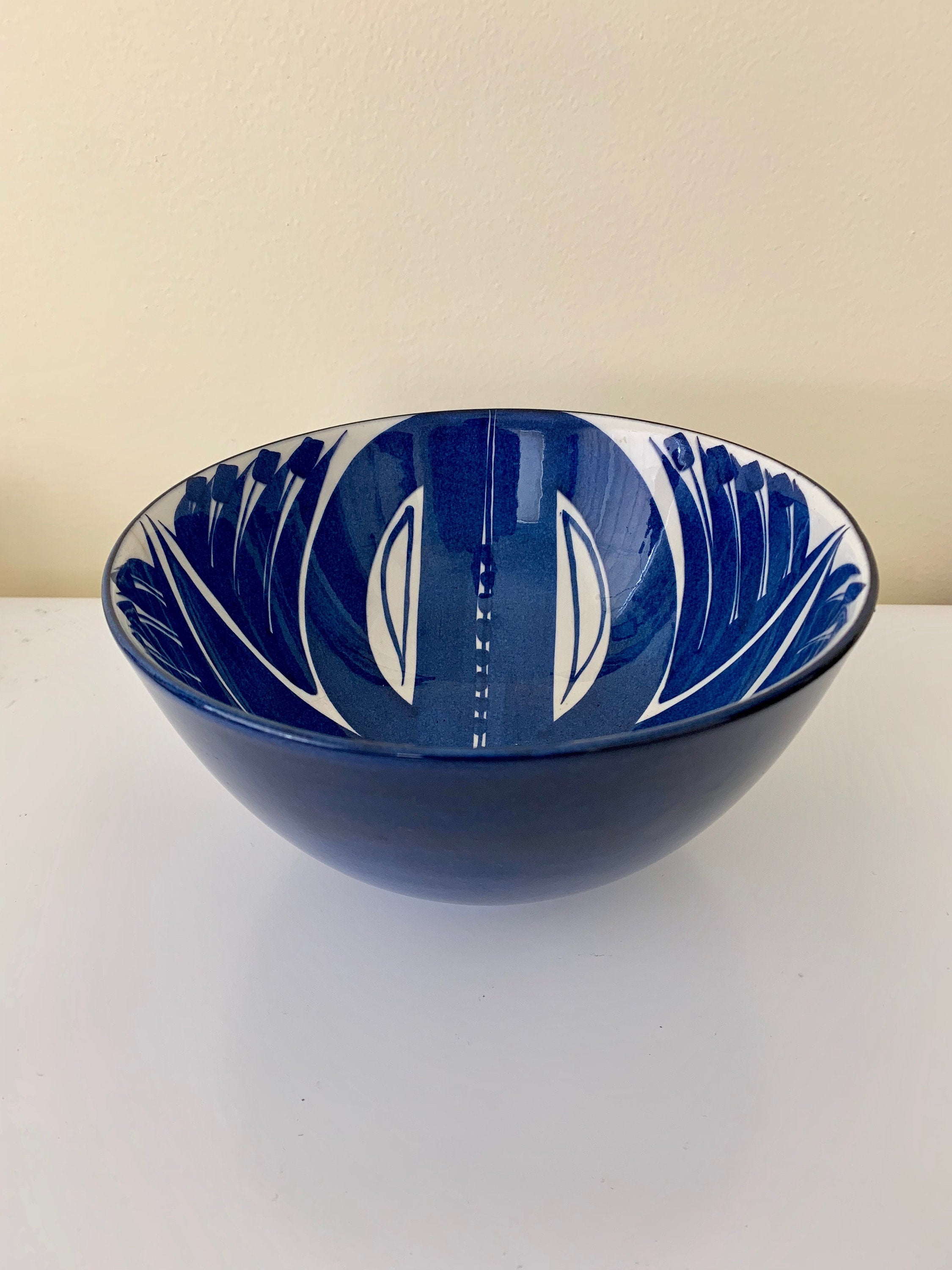 Royal Copenhagen Denmark Mid Century Modern Bowl Danish Design Inge-Lise Koefoed