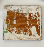 Folk Art on Wood; African American Woman with Headdress