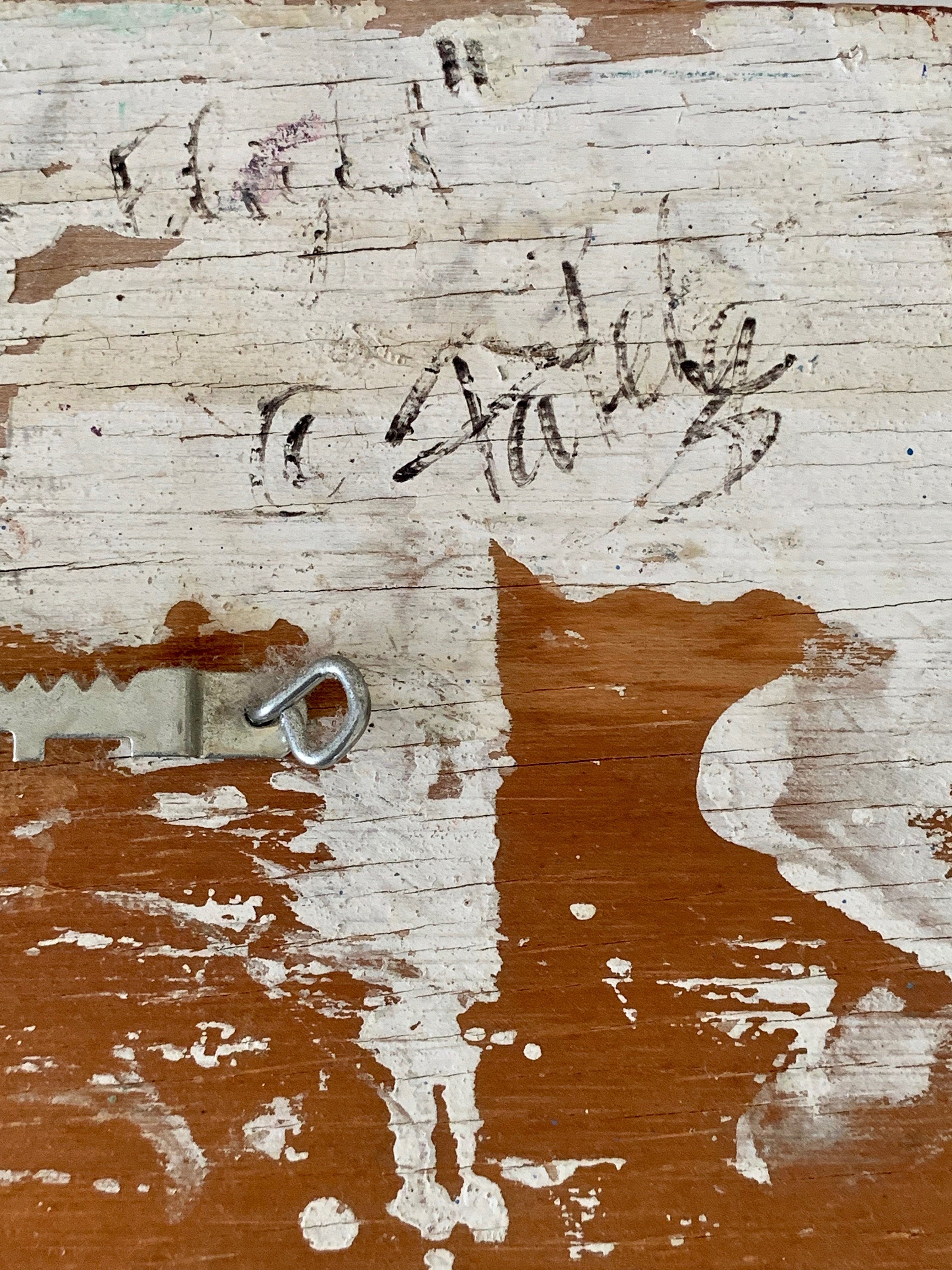 Folk Art on Wood; African American Woman with Headdress