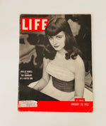 Load image into Gallery viewer, Life Magazine January 28, 1952 &quot;Phyllis Newell, The Quandary of a Gifted Girl&quot; Vintage Reading Photography Collectible
