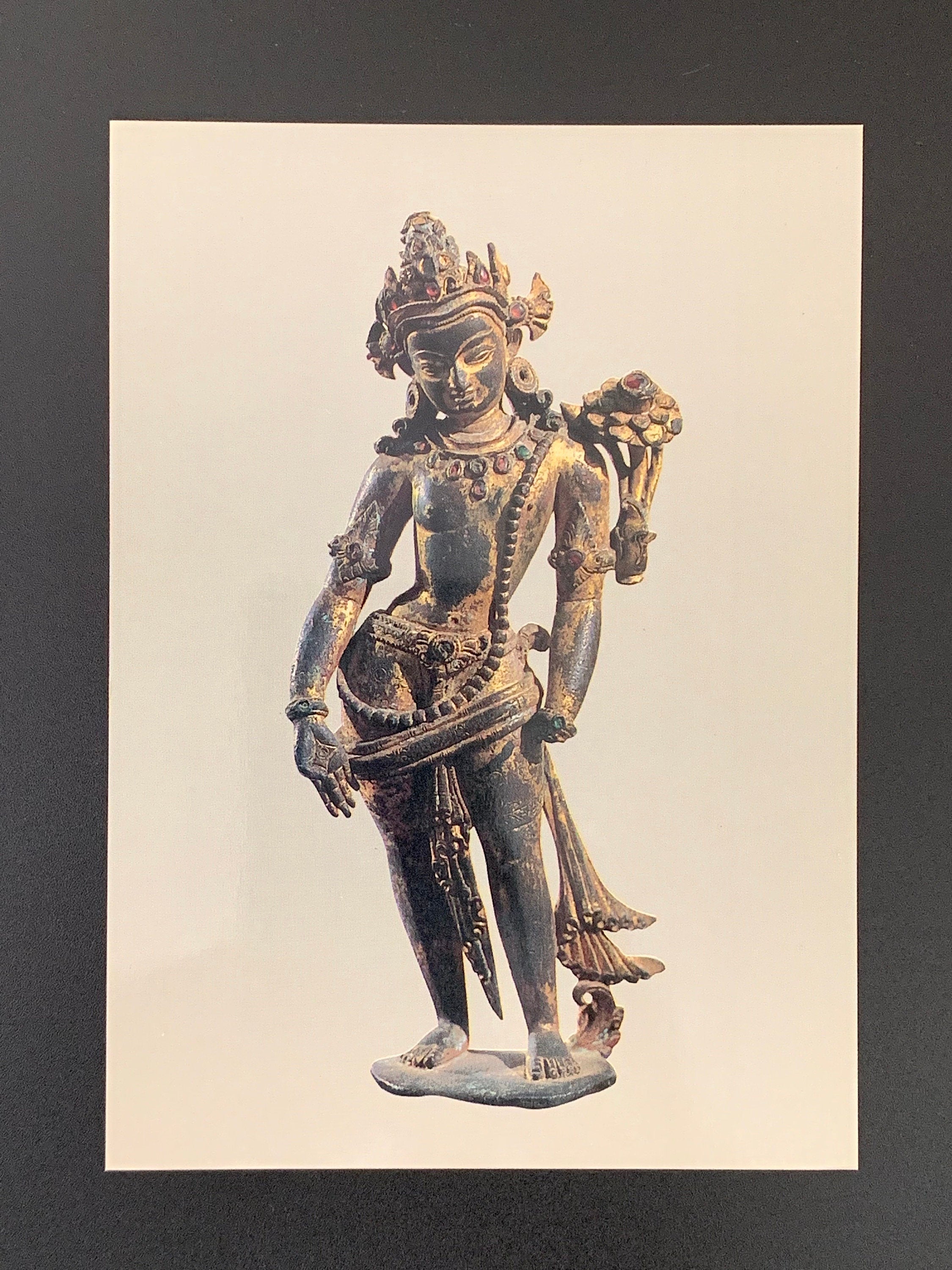 Set of 8 Nepalese Art Postcards National Museum Chhauni Kathmandu Nepal