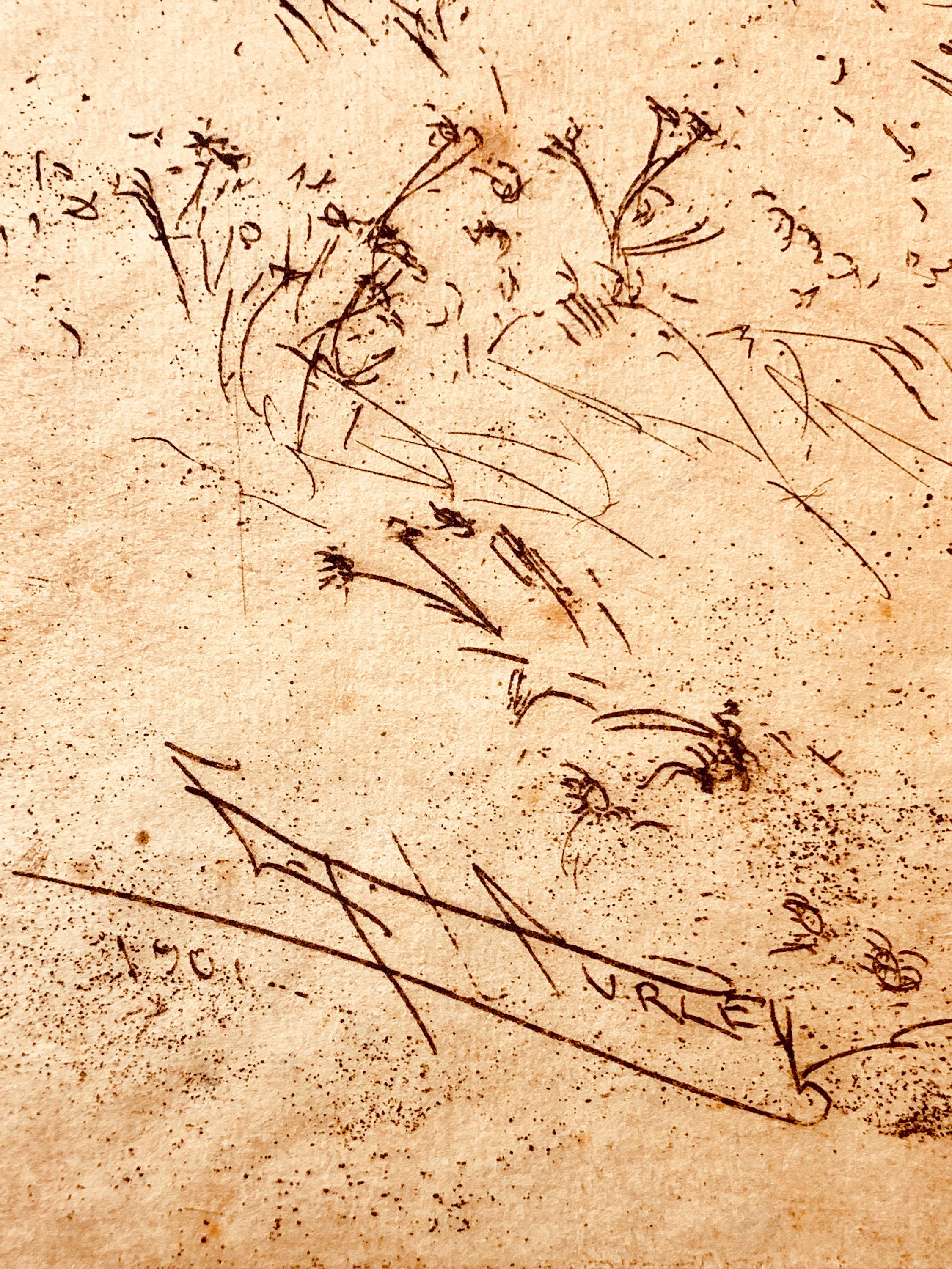 E.T Hurley Etching on Paper 1901