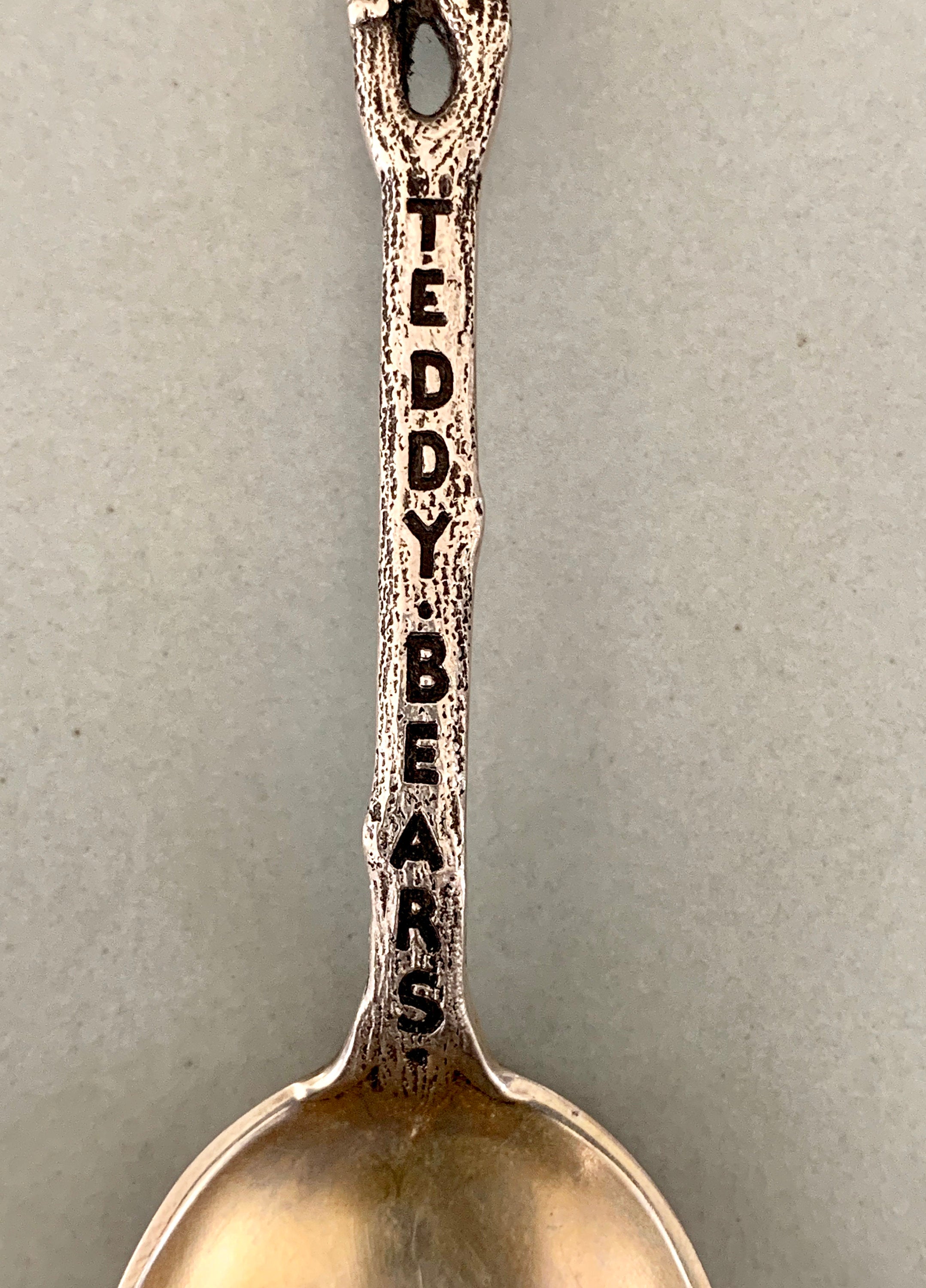 Watson Sterling Silver Vintage Twin "Teddy Bears" Spoon