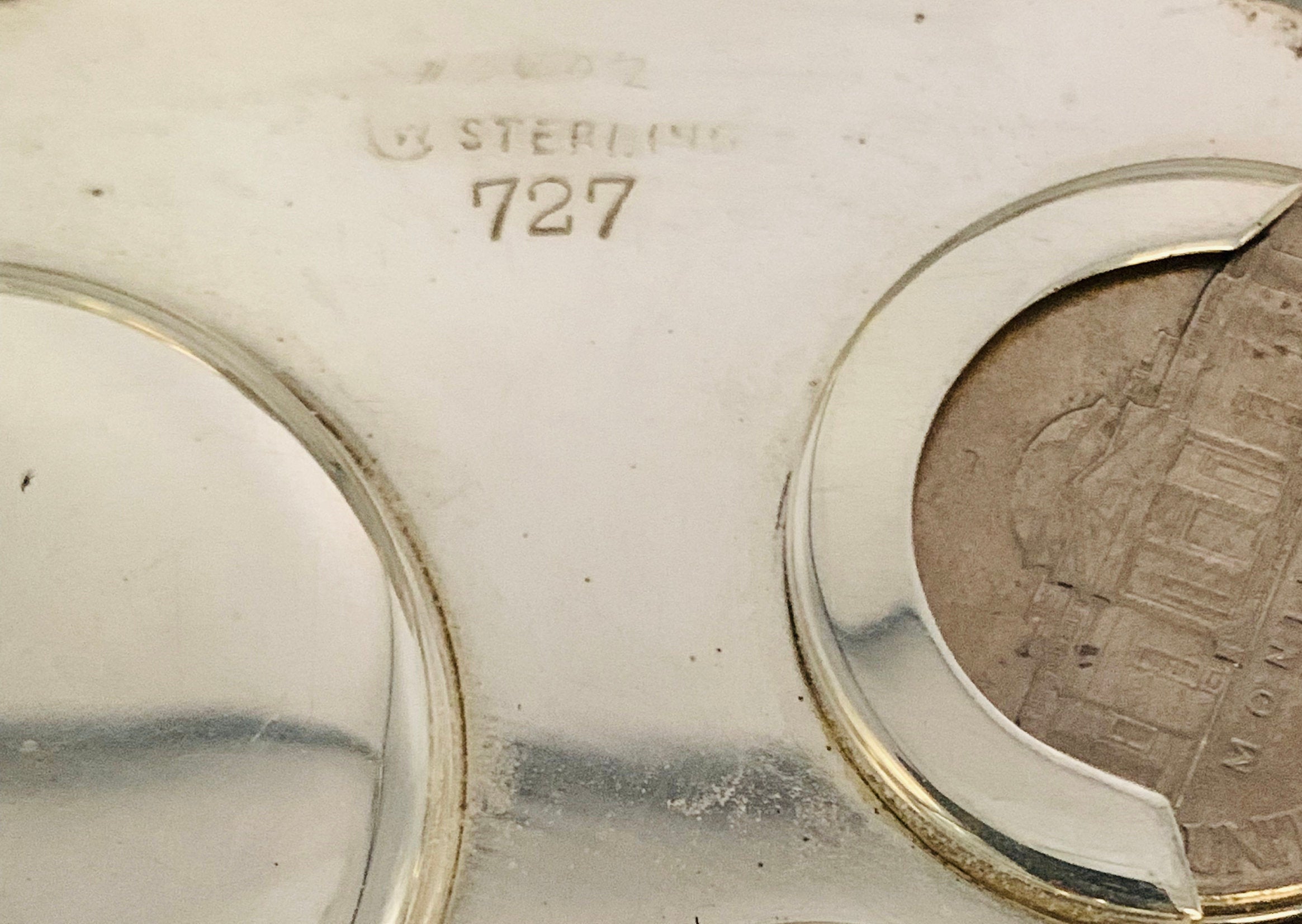 Antique Watrous MFG Co. 727 Engraved Sterling Silver Compact & Vintage Coin Purse Art Nouveau