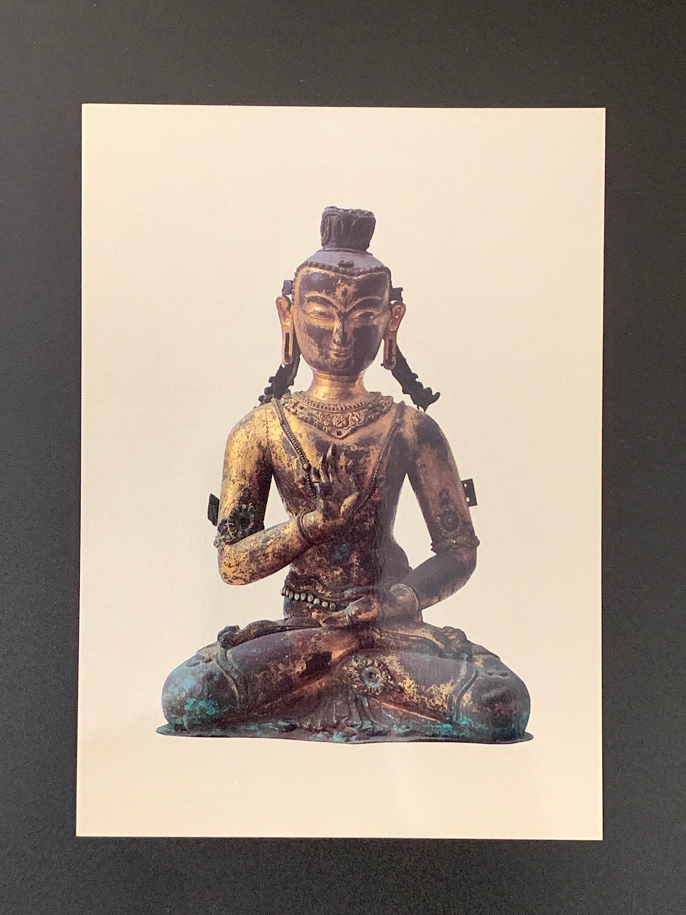 Set of 8 Nepalese Art Postcards National Museum Chhauni Kathmandu Nepal