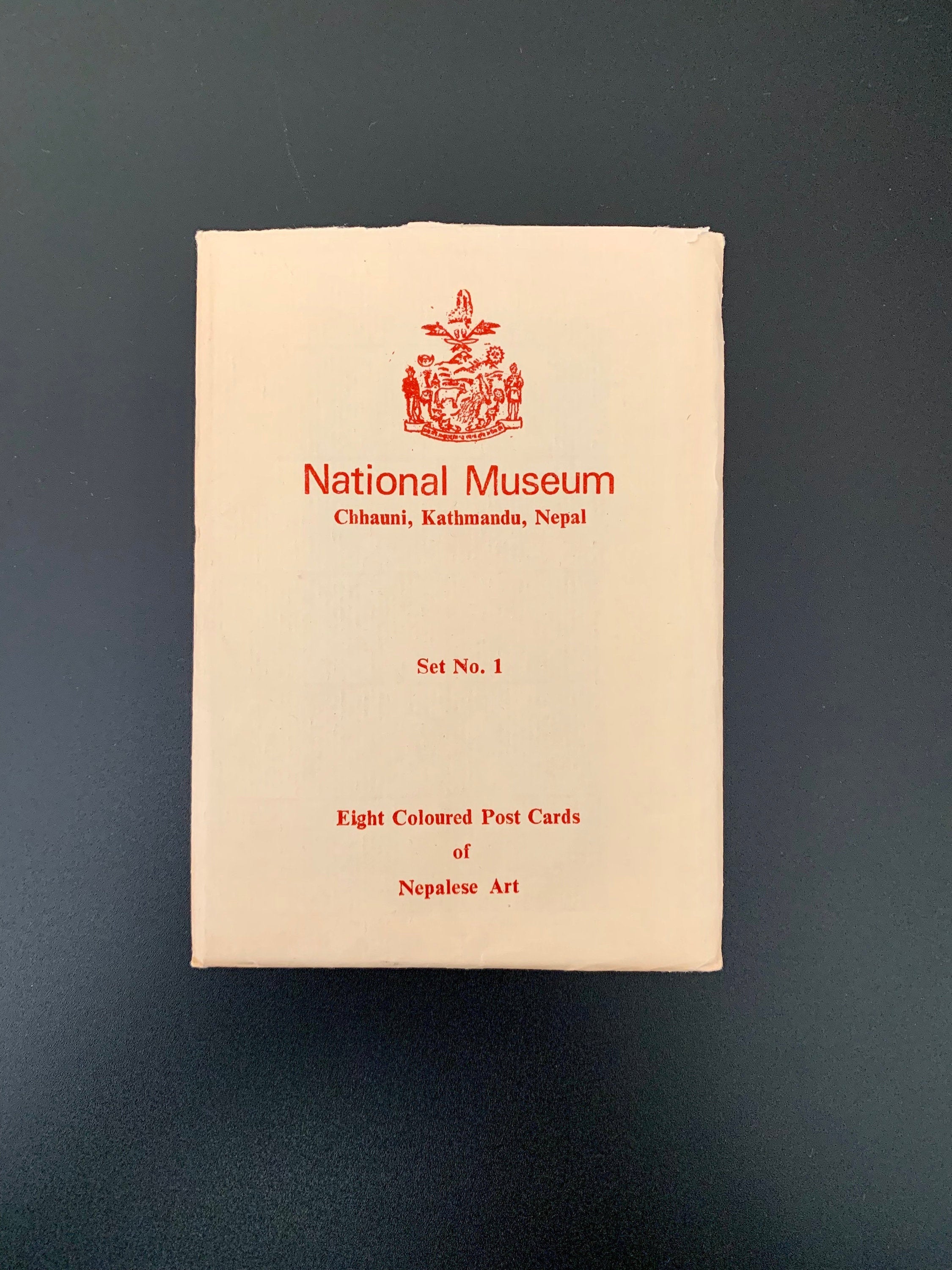 Set of 8 Nepalese Art Postcards National Museum Chhauni Kathmandu Nepal