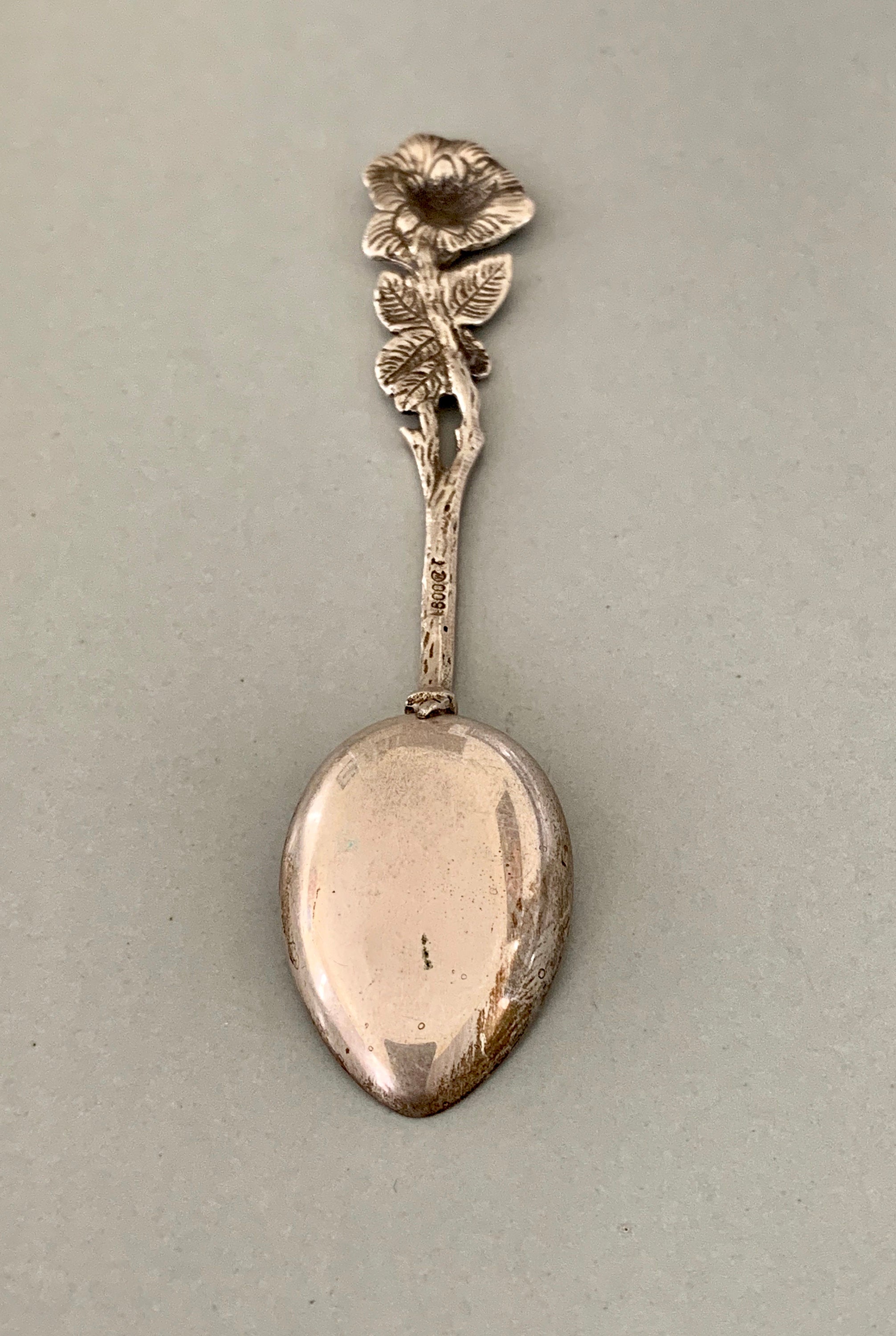 Watrous MFG Co. Sterling Silver Antique "Rose" Spoon Vintage Flatware, Collectible