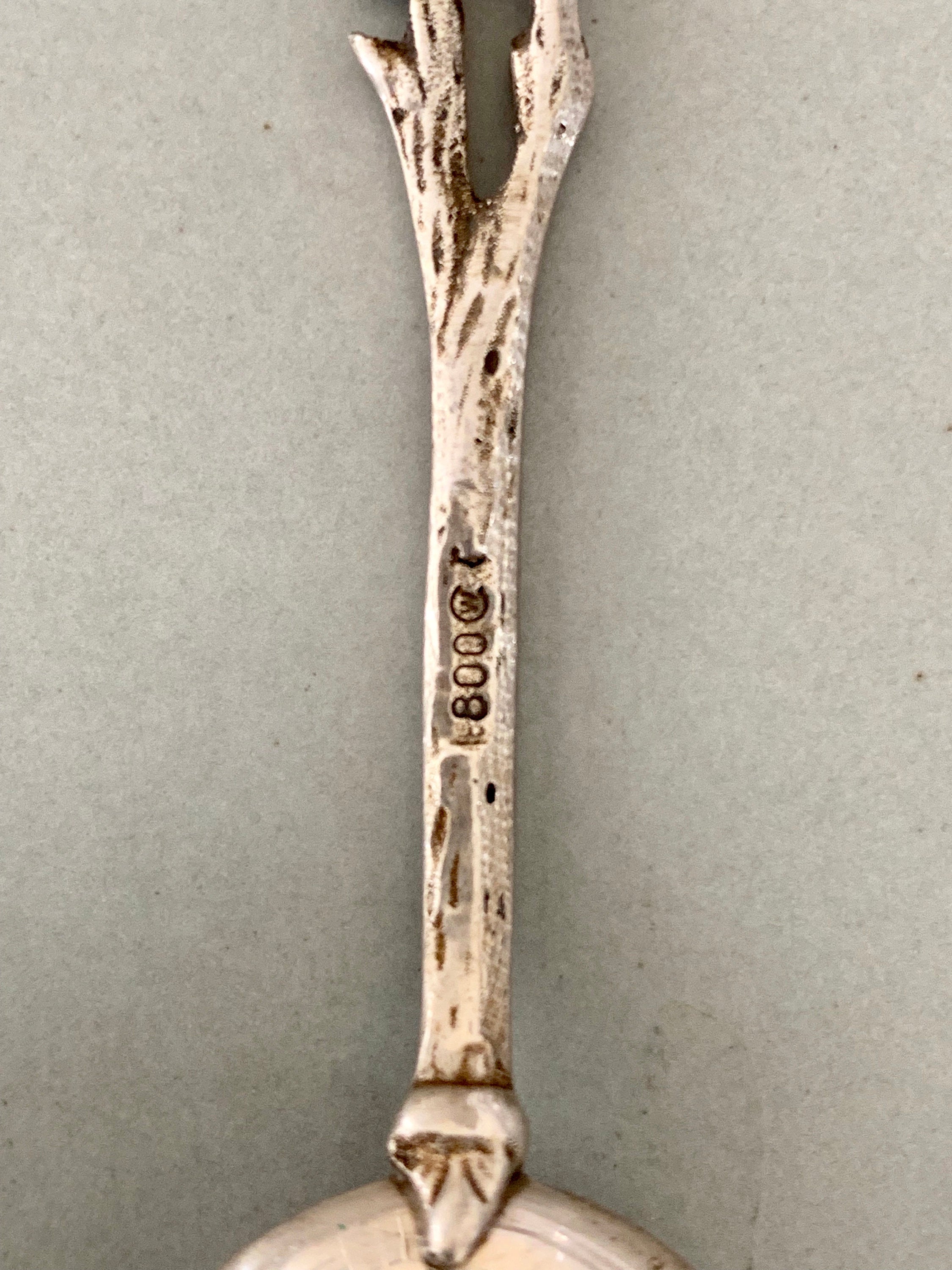 Watrous MFG Co. Sterling Silver Antique "Rose" Spoon Vintage Flatware, Collectible