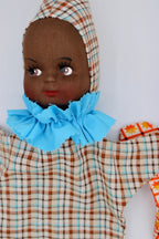 Vintage Folk Art Afropean-Black Hand Puppets