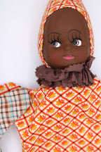 Vintage Folk Art Afropean-Black Hand Puppets