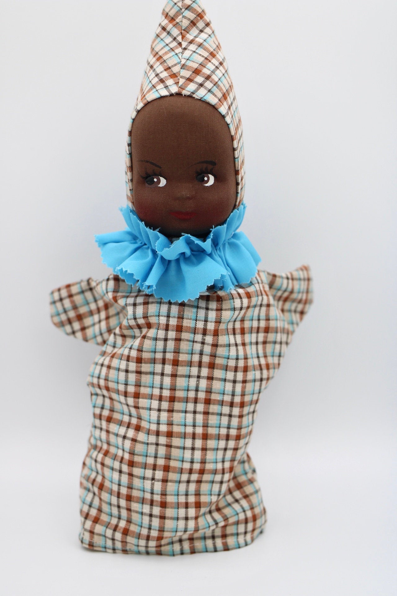 Vintage Folk Art Afropean-Black Hand Puppets