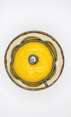 Handmade Ceramic Bowl w/ Exterior Bronze Glaze