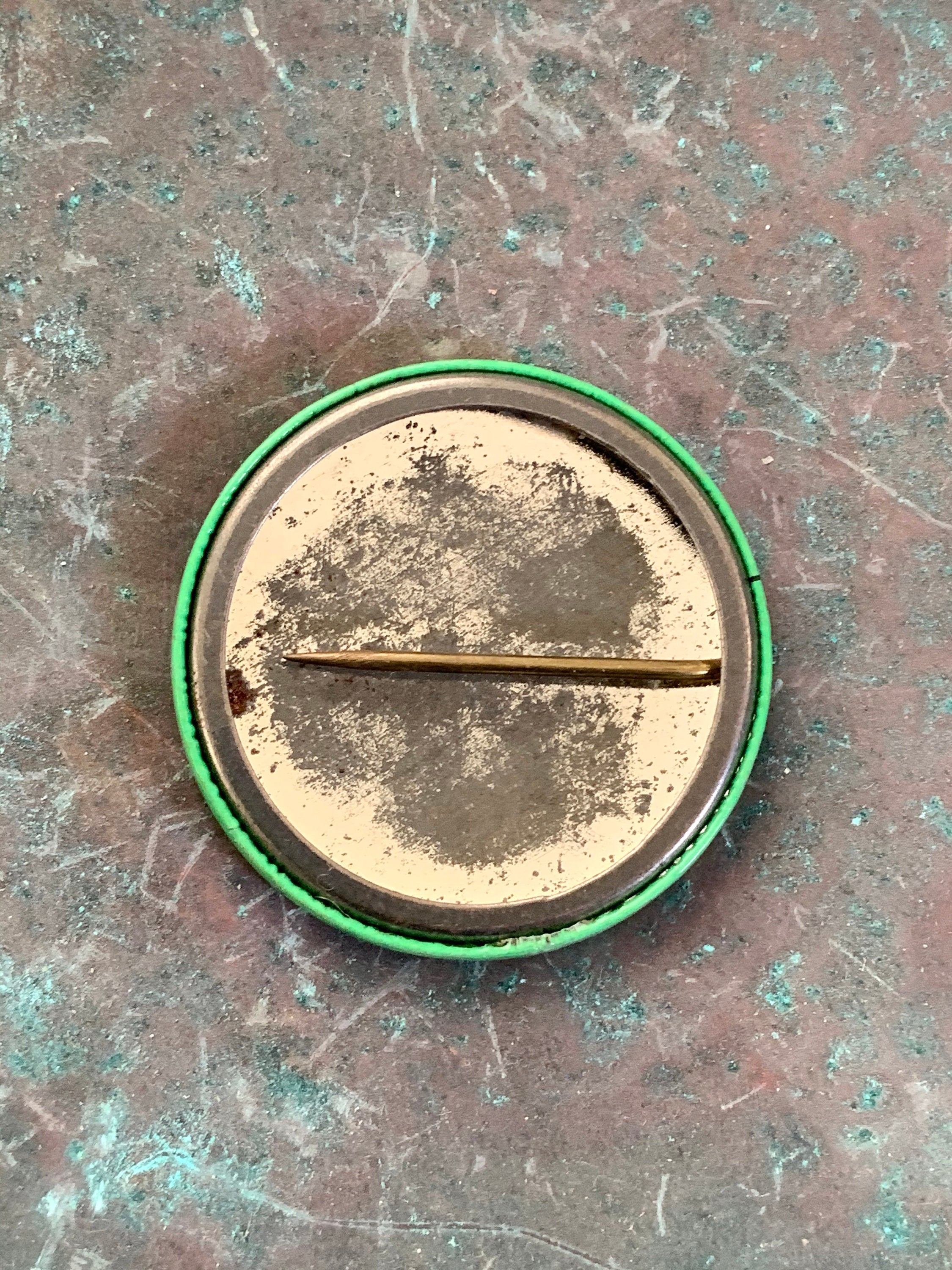 Berkeley Public Library "Read With Connie" Retro Vintage Pinback Button