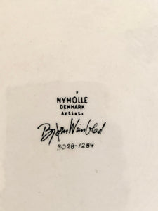 Bjørn Wiinblad NYMÖLLE Denmark Artists Plate Bowl CatchAll Collectible Danish Design