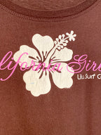 Lilu Surf Co."California Girl" Longsleeve Size Large T-Shirt