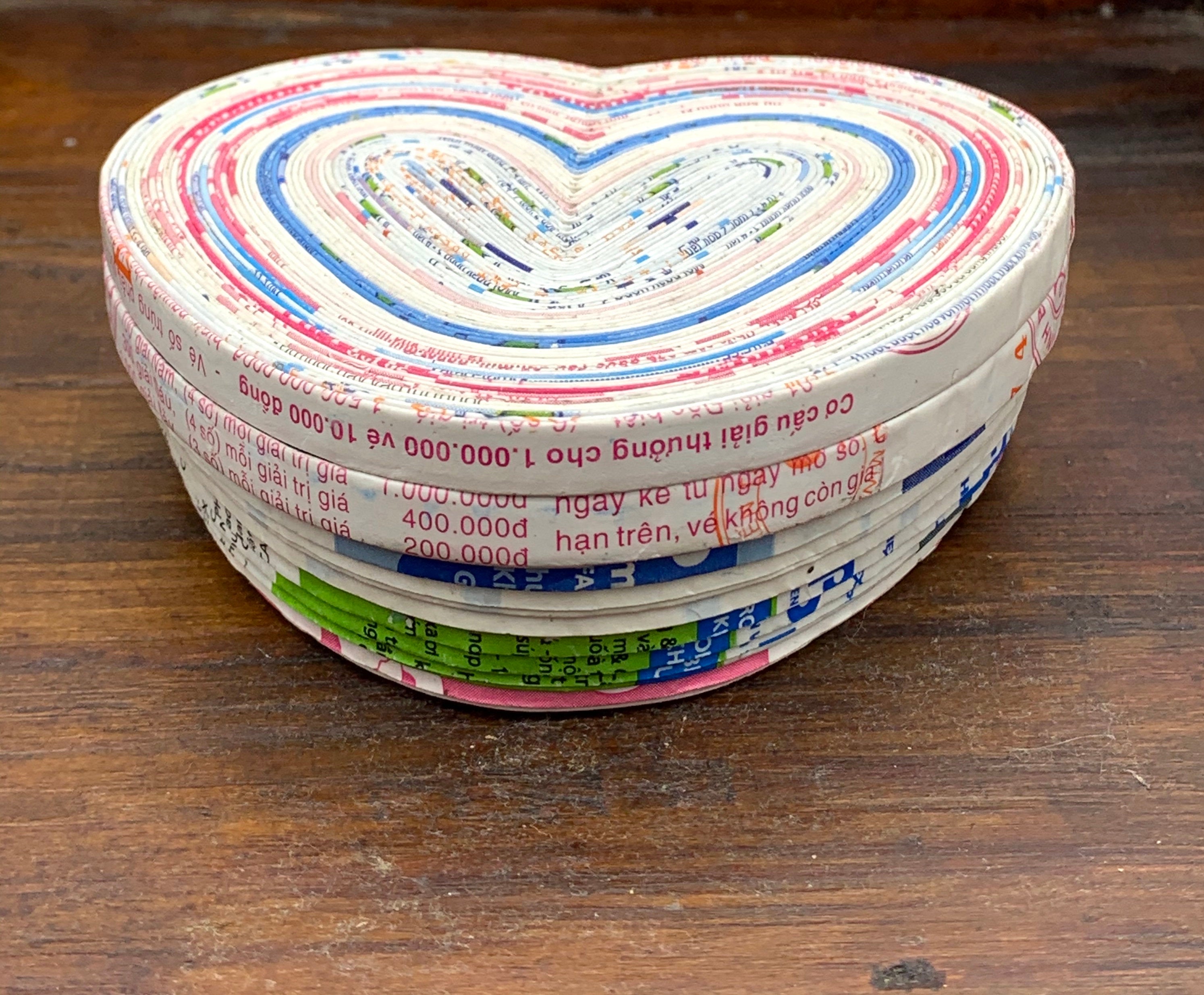 Artisan Heart Shape Keepsake Box
