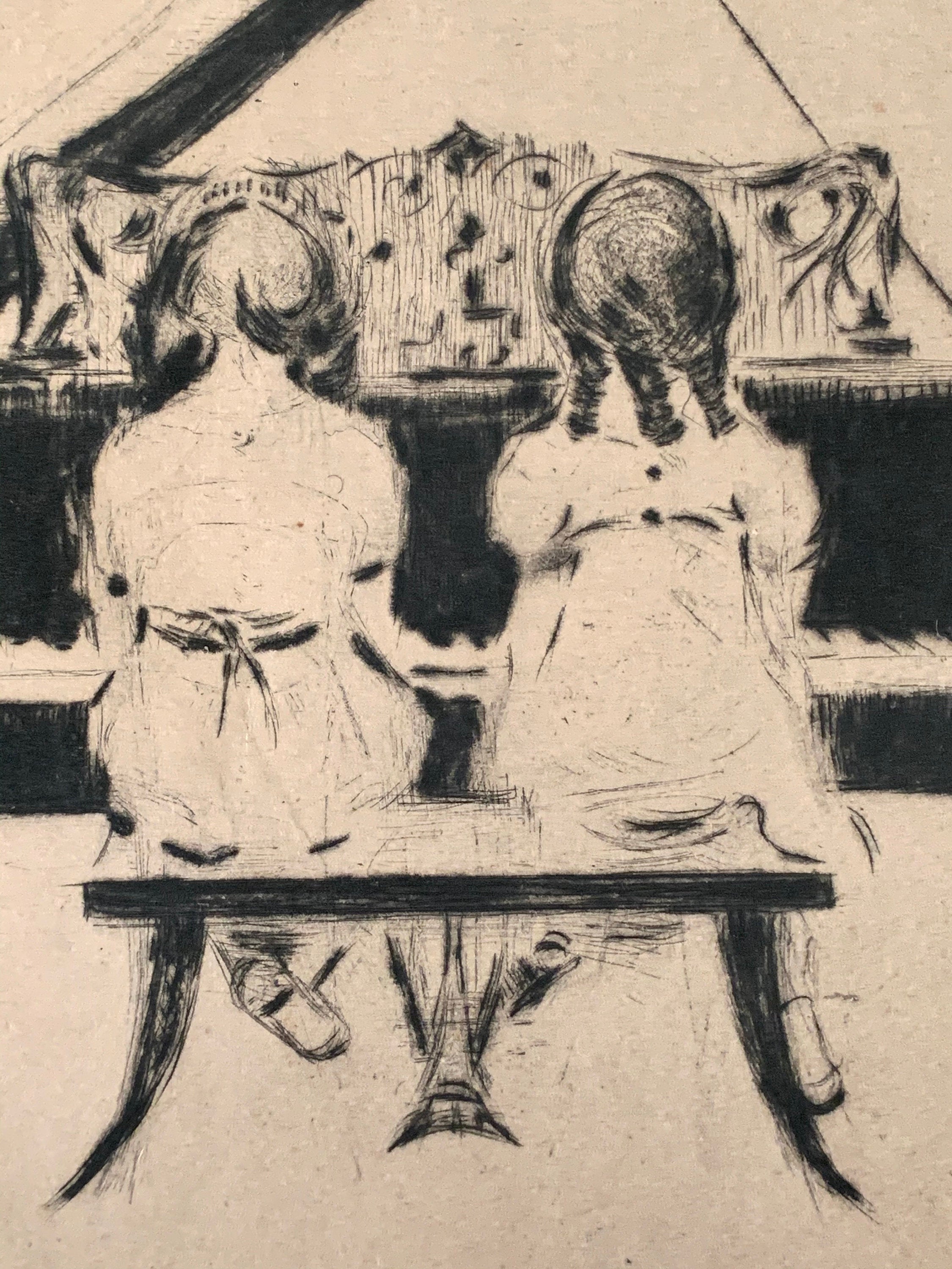 Margery Austen Ryerson 1901 Etching Drypoint on Paper