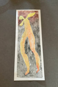 Abstract & Figurative Etching Engraving Work on Paper San Francisco 1993