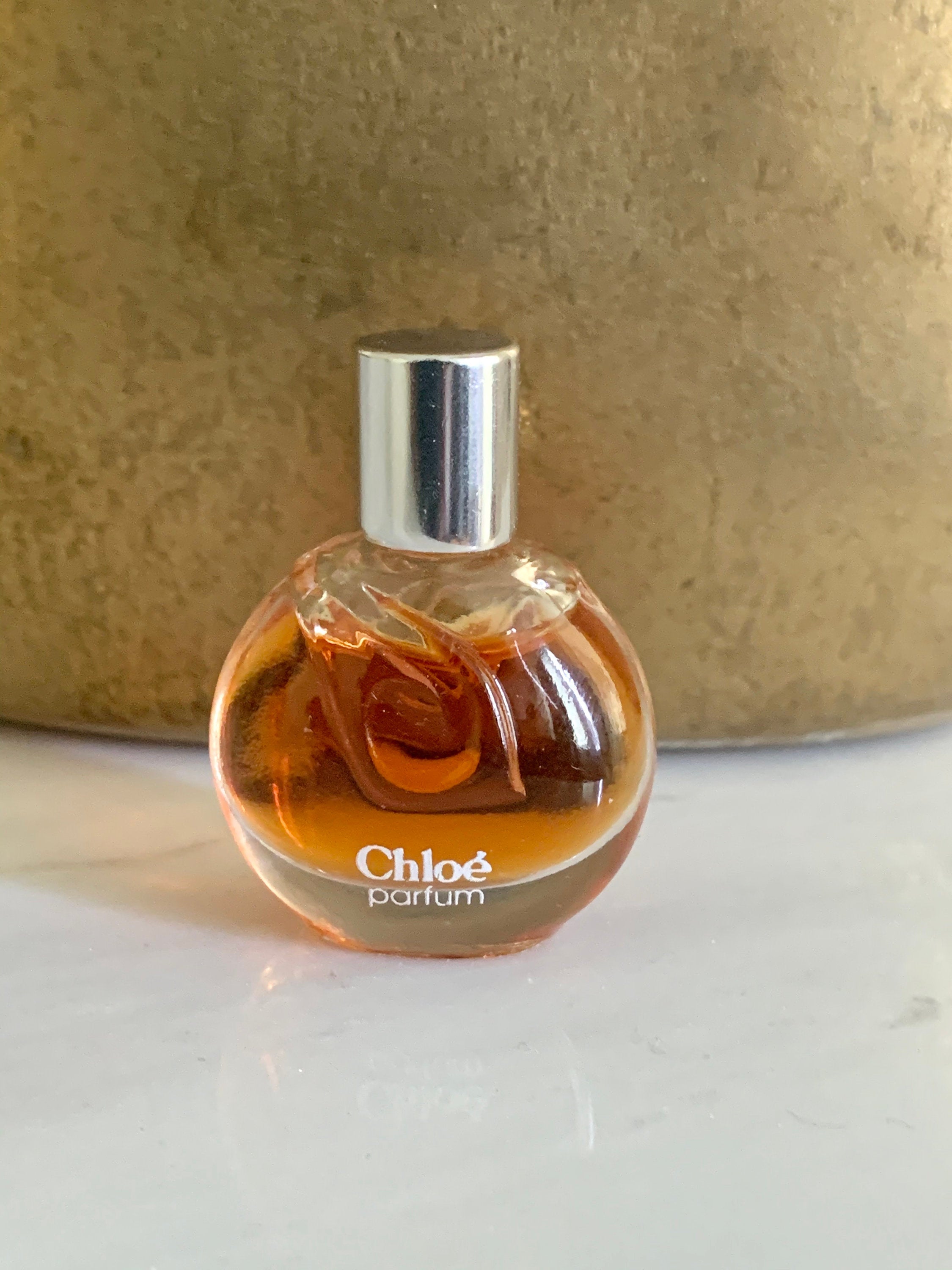 Vintage Chloe Parfum Miniature Size .11 Fl oz , 3.5 ml Splash/ Dab Bottle Women's Fragrances
